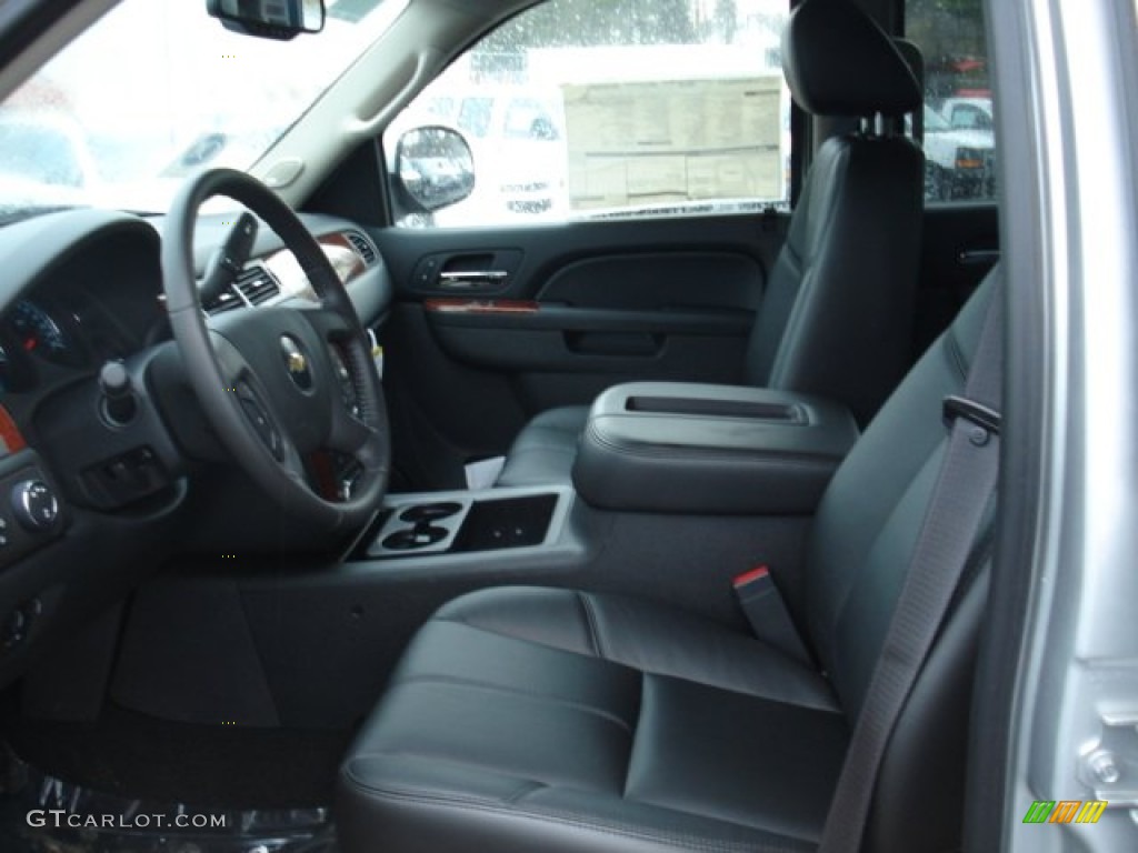 Ebony Interior 2011 Chevrolet Silverado 2500HD LTZ Crew Cab 4x4 Chassis Photo #58293755