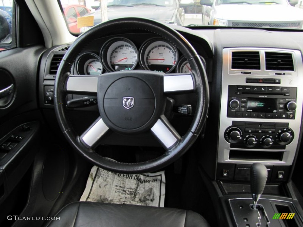 2010 Charger SXT AWD - Deep Water Blue Pearl / Dark Slate Gray photo #8