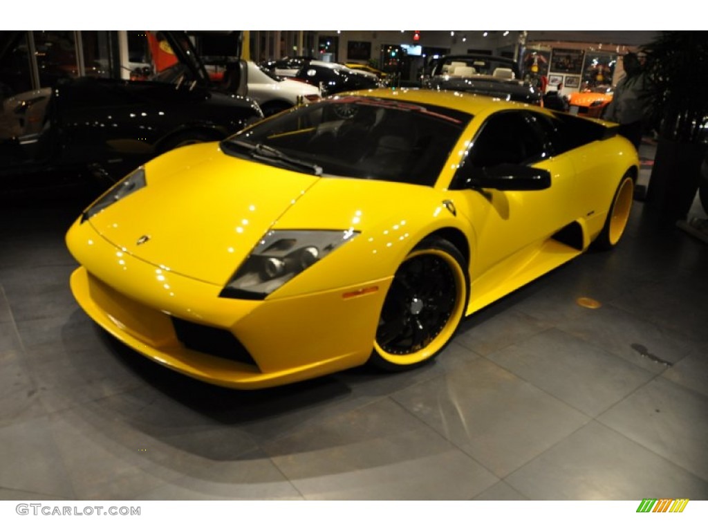 Giallo Evros (Yellow) 2006 Lamborghini Murcielago Coupe Exterior Photo #58296002