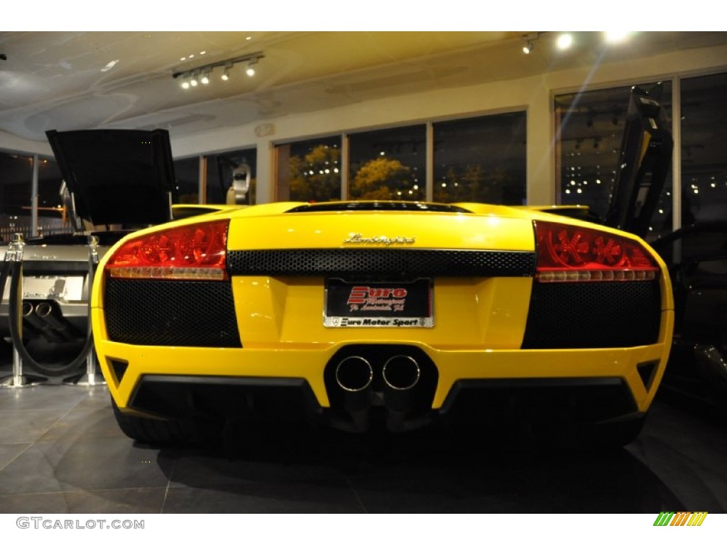 2006 Murcielago Coupe - Giallo Evros (Yellow) / Nero Perseus photo #9