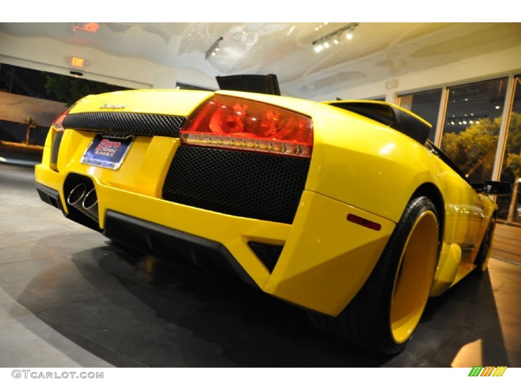 2006 Murcielago Coupe - Giallo Evros (Yellow) / Nero Perseus photo #10