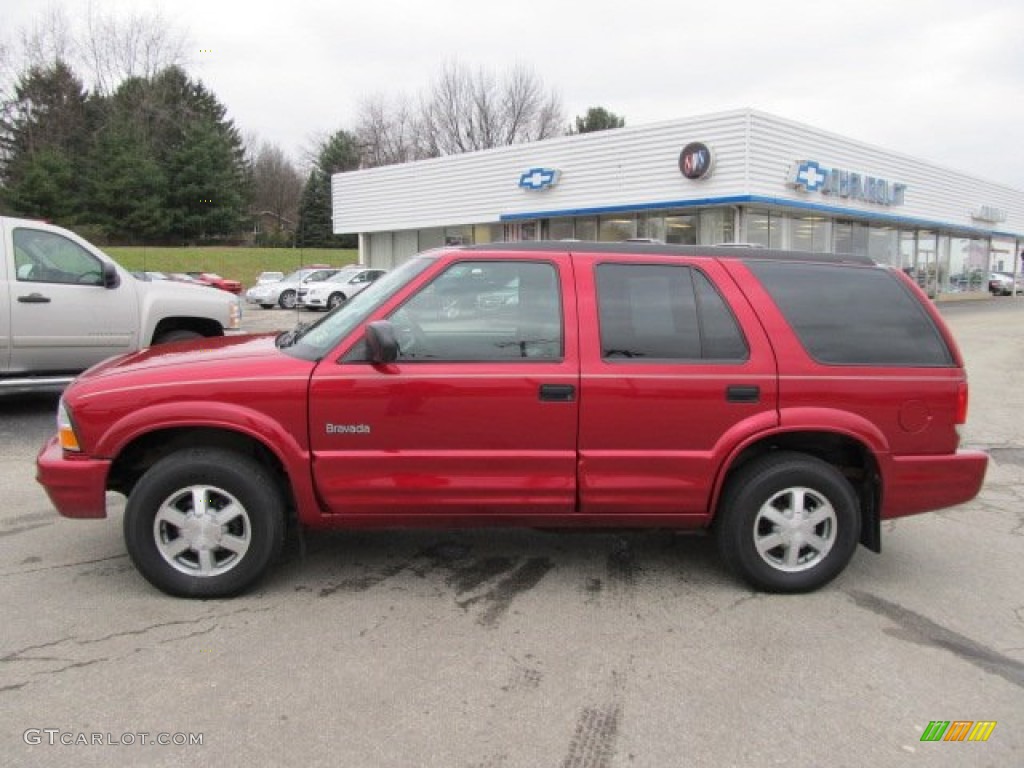Jewelcoat Red Metallic 2001 Oldsmobile Bravada AWD Exterior Photo #58296101