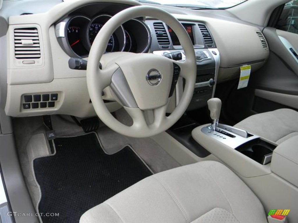 2012 Nissan Murano S Beige Dashboard Photo #58296308