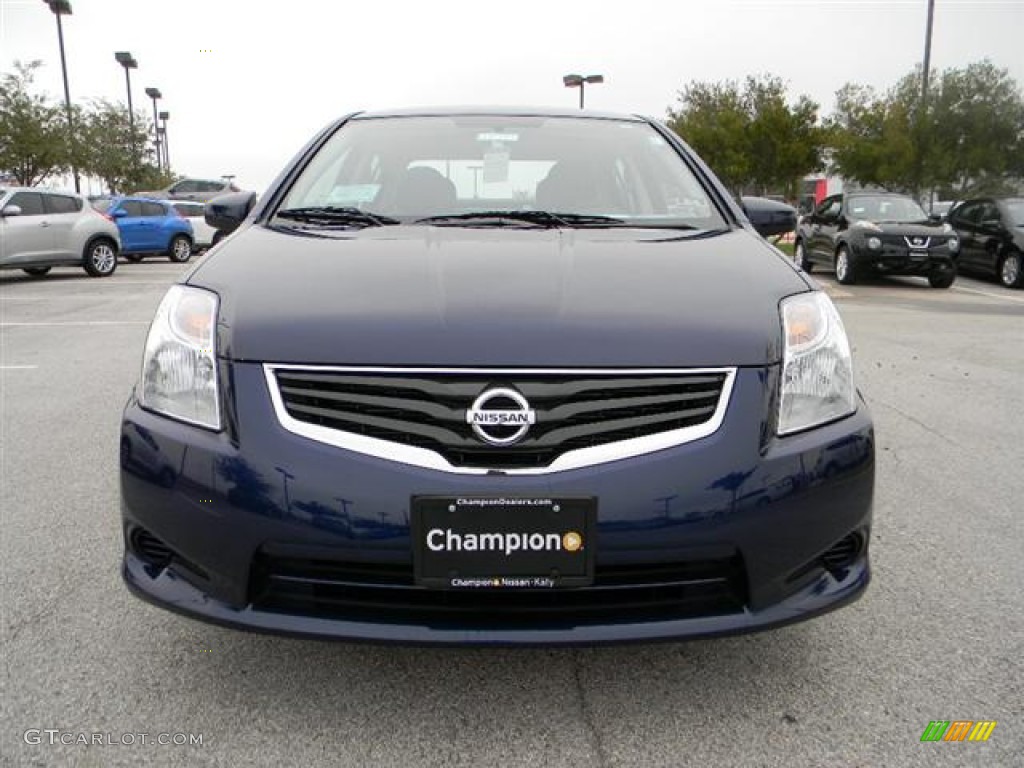 2012 Sentra 2.0 S - Blue Onyx / Charcoal photo #2