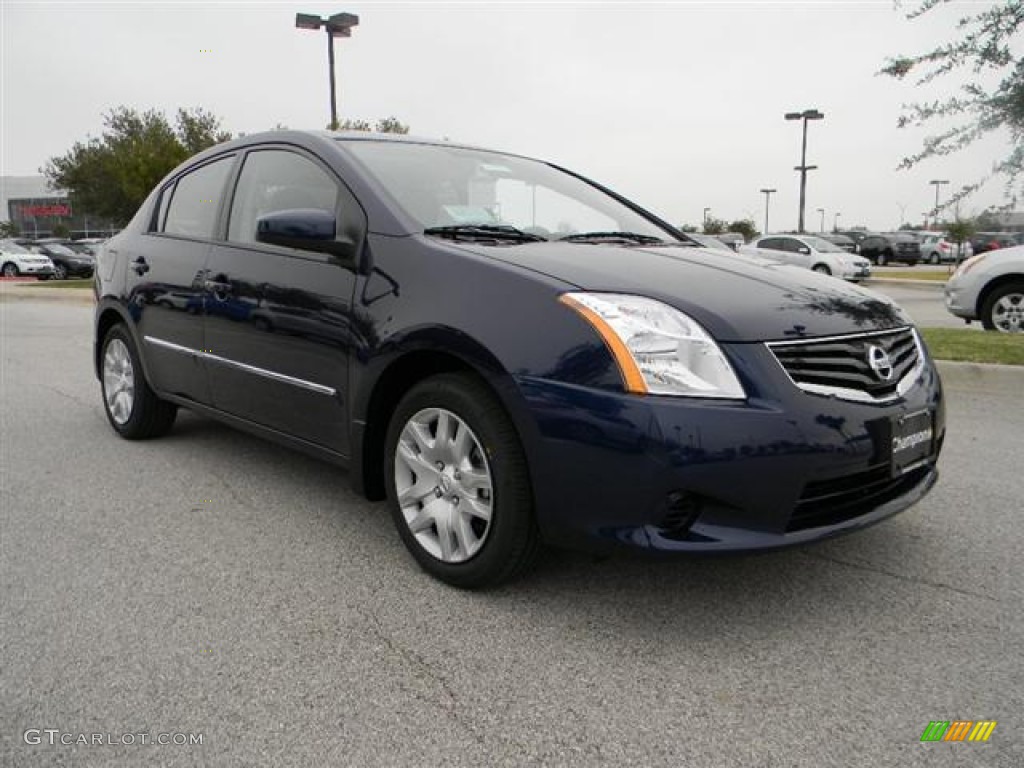 2012 Sentra 2.0 S - Blue Onyx / Charcoal photo #3