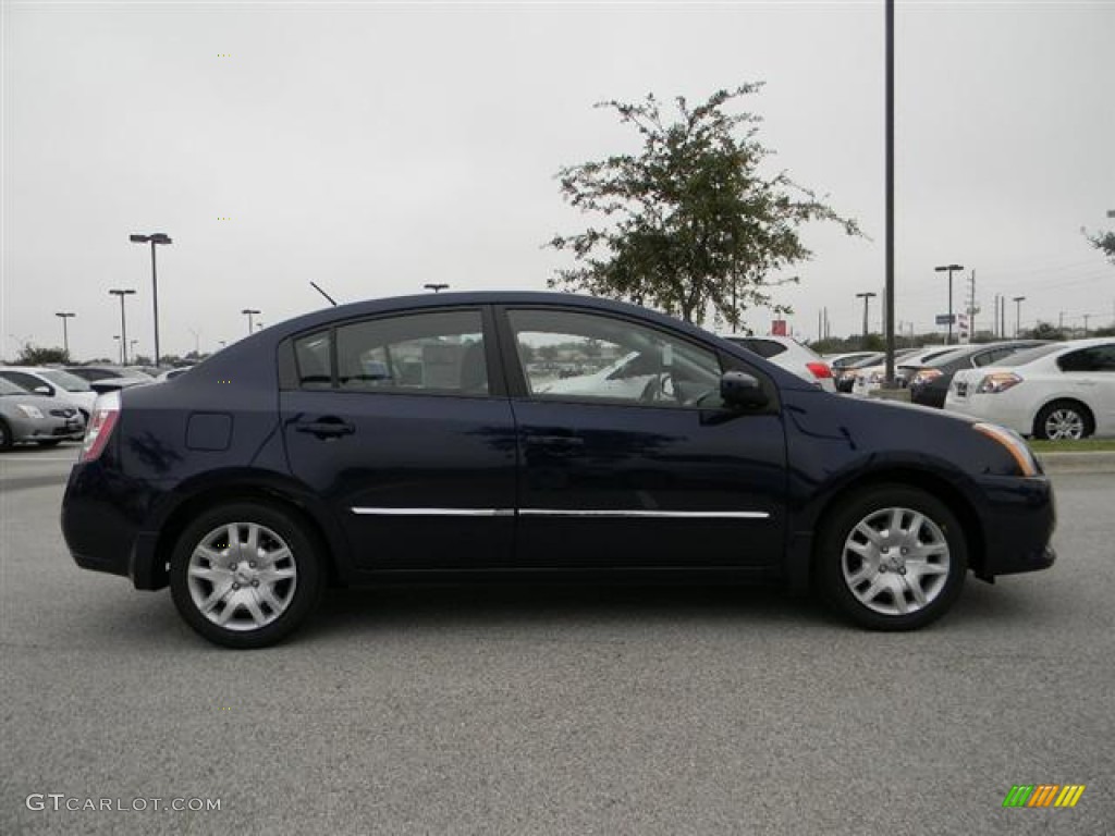 2012 Sentra 2.0 S - Blue Onyx / Charcoal photo #4