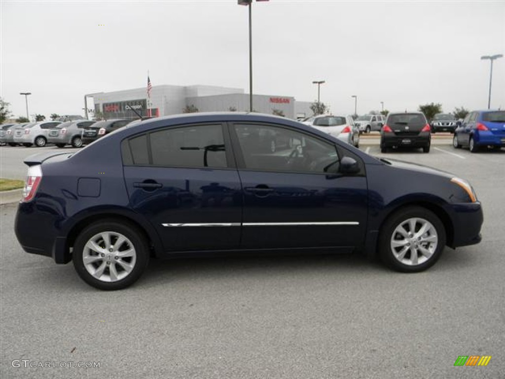 2012 Sentra 2.0 SL - Blue Onyx / Charcoal photo #4