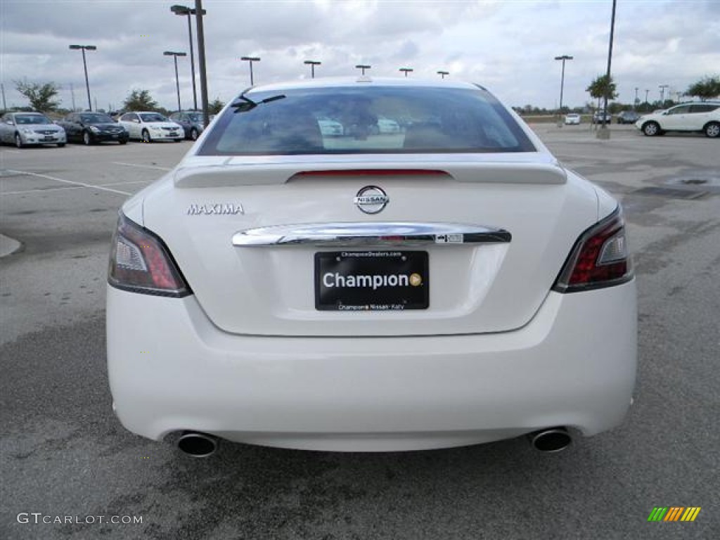 2012 Maxima 3.5 SV Sport - Winter Frost White / Charcoal photo #5
