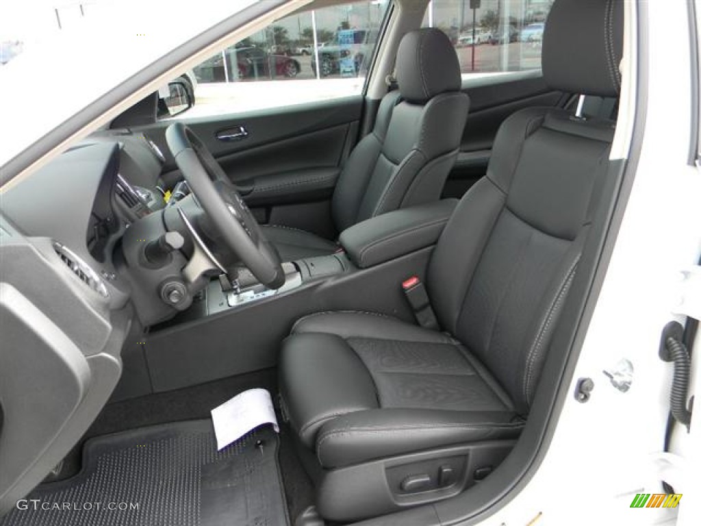 Charcoal Interior 2012 Nissan Maxima 3.5 SV Sport Photo #58297505
