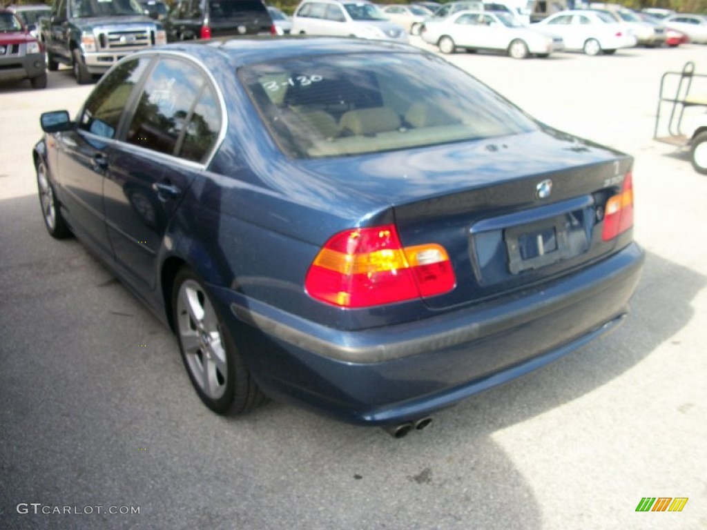 2004 3 Series 330i Sedan - Mystic Blue Metallic / Sand photo #2