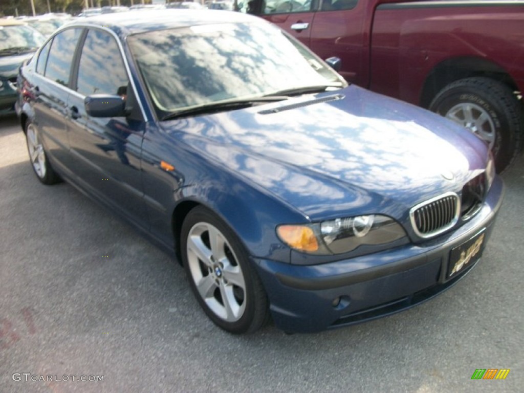 2004 3 Series 330i Sedan - Mystic Blue Metallic / Sand photo #6