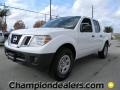 2012 Avalanche White Nissan Frontier S Crew Cab  photo #1