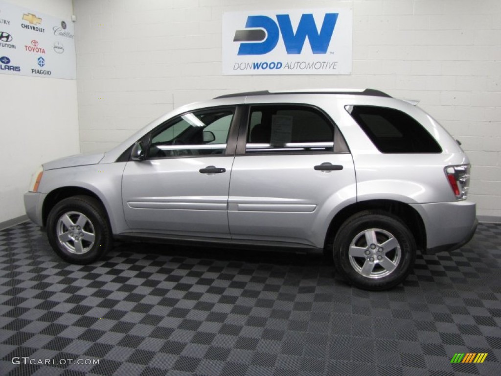 2005 Equinox LS AWD - Galaxy Silver Metallic / Light Gray photo #4