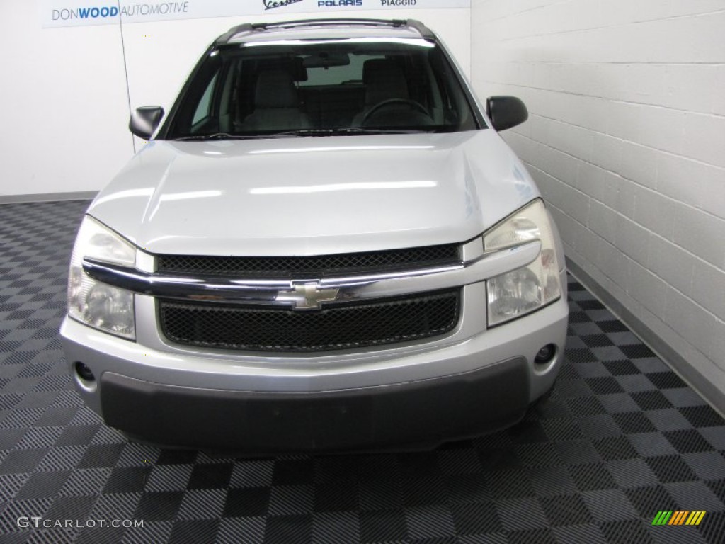 2005 Equinox LS AWD - Galaxy Silver Metallic / Light Gray photo #6
