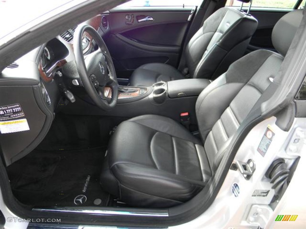Black Interior 2006 Mercedes-Benz CLS 55 AMG Photo #58300133