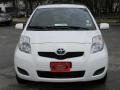 2009 Polar White Toyota Yaris 3 Door Liftback  photo #2