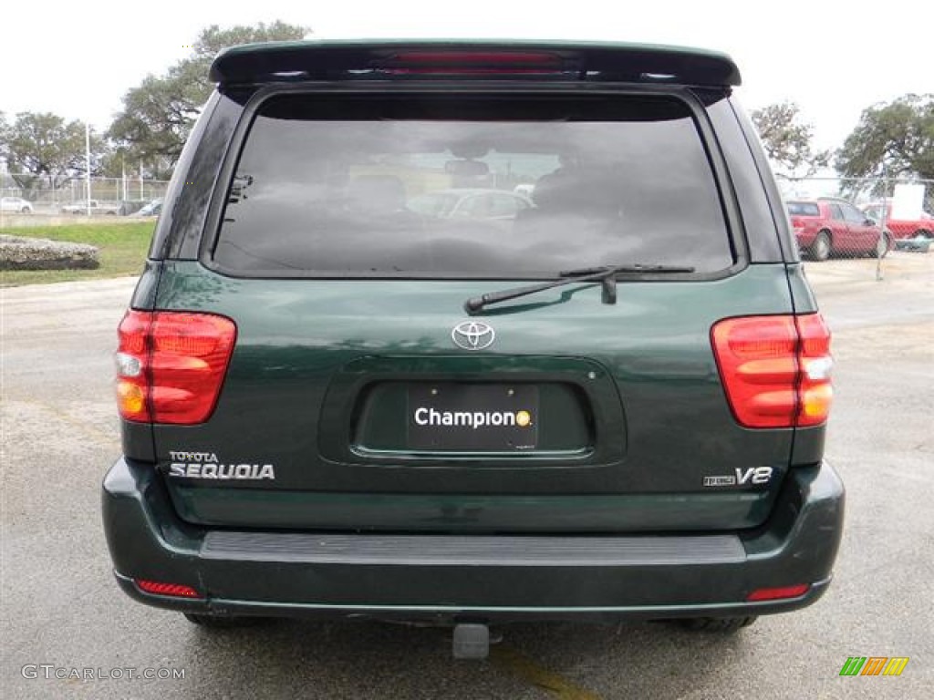 2002 Sequoia Limited - Imperial Jade Green Mica / Oak photo #6