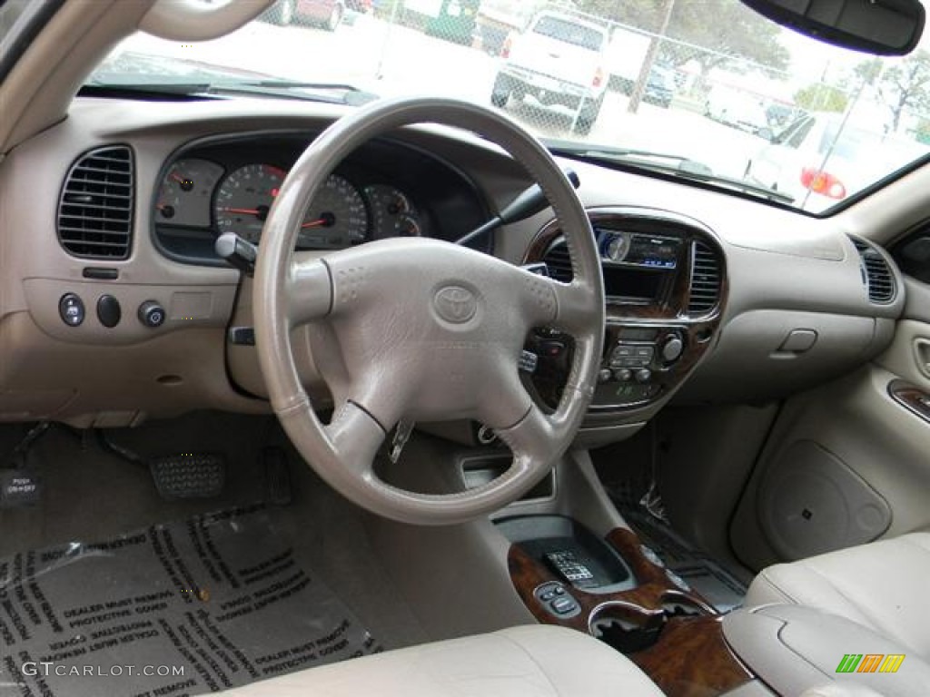 2002 Sequoia Limited - Imperial Jade Green Mica / Oak photo #13