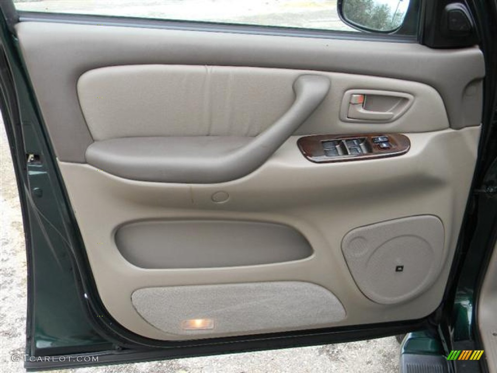 2002 Sequoia Limited - Imperial Jade Green Mica / Oak photo #14