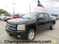 2012 Black Chevrolet Silverado 1500 LTZ Crew Cab 4x4  photo #1