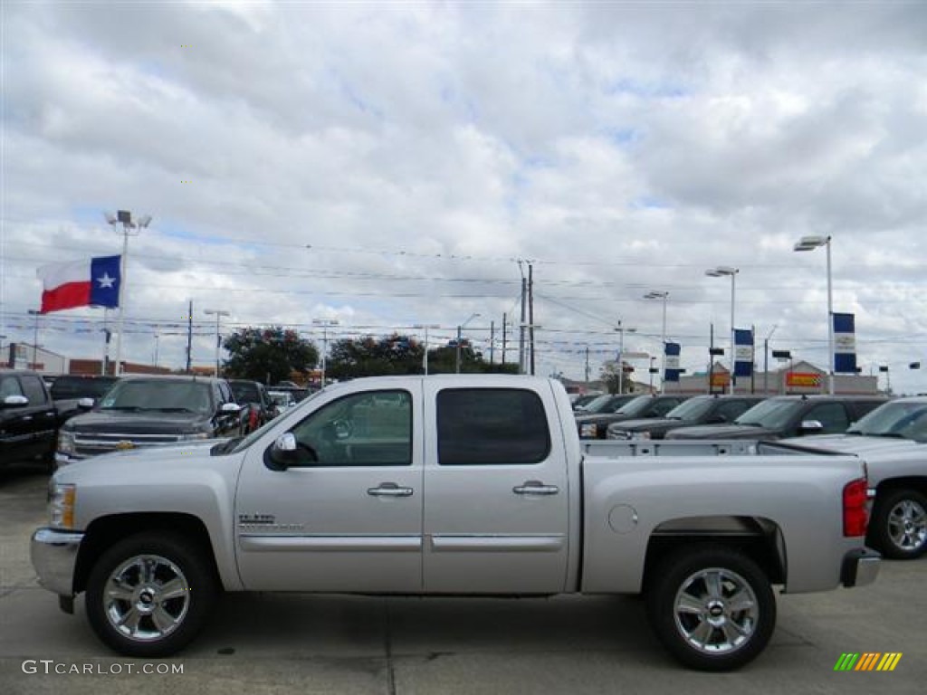 2012 Silverado 1500 LT Crew Cab - Silver Ice Metallic / Light Titanium/Dark Titanium photo #8