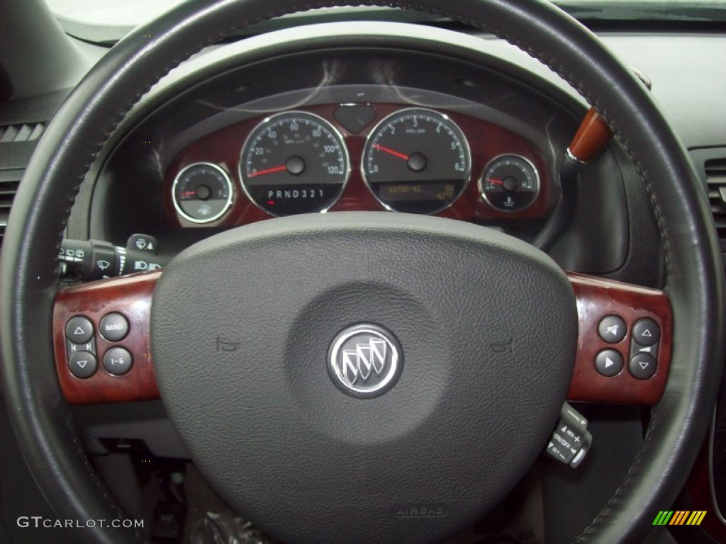 2005 Buick Terraza CXL Gray Steering Wheel Photo #58303028