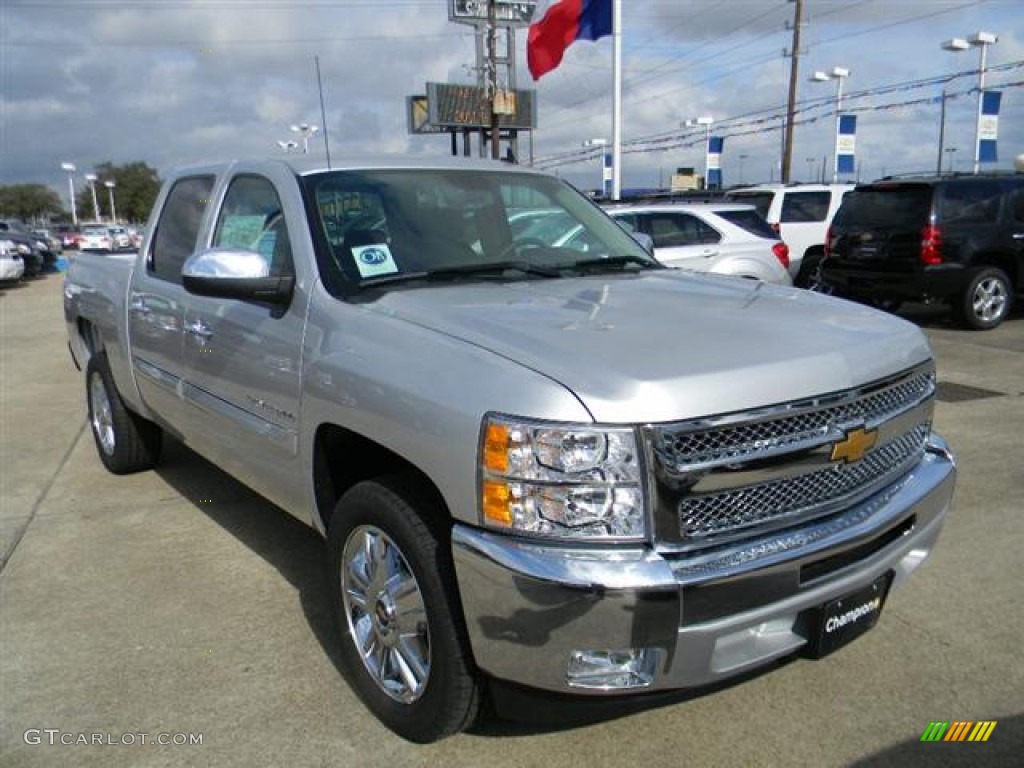 2012 Silverado 1500 LT Crew Cab - Silver Ice Metallic / Ebony photo #3