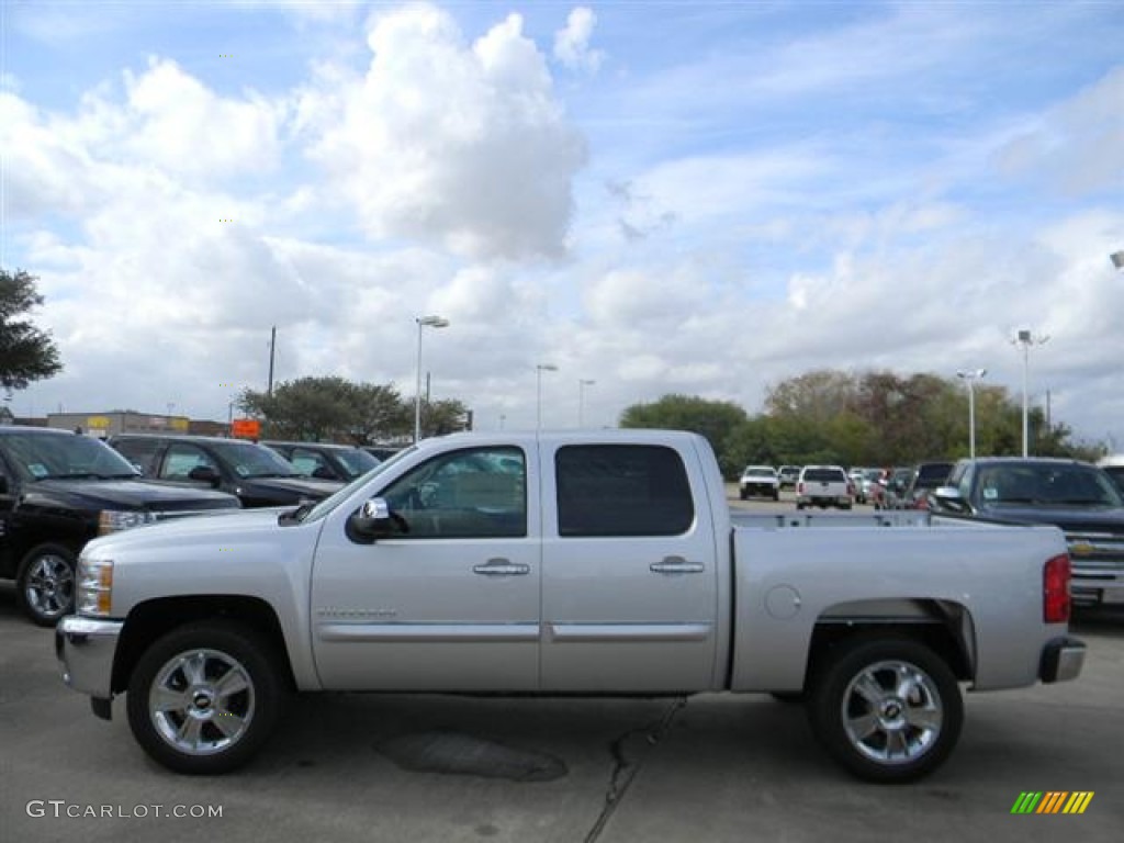 2012 Silverado 1500 LT Crew Cab - Silver Ice Metallic / Ebony photo #7