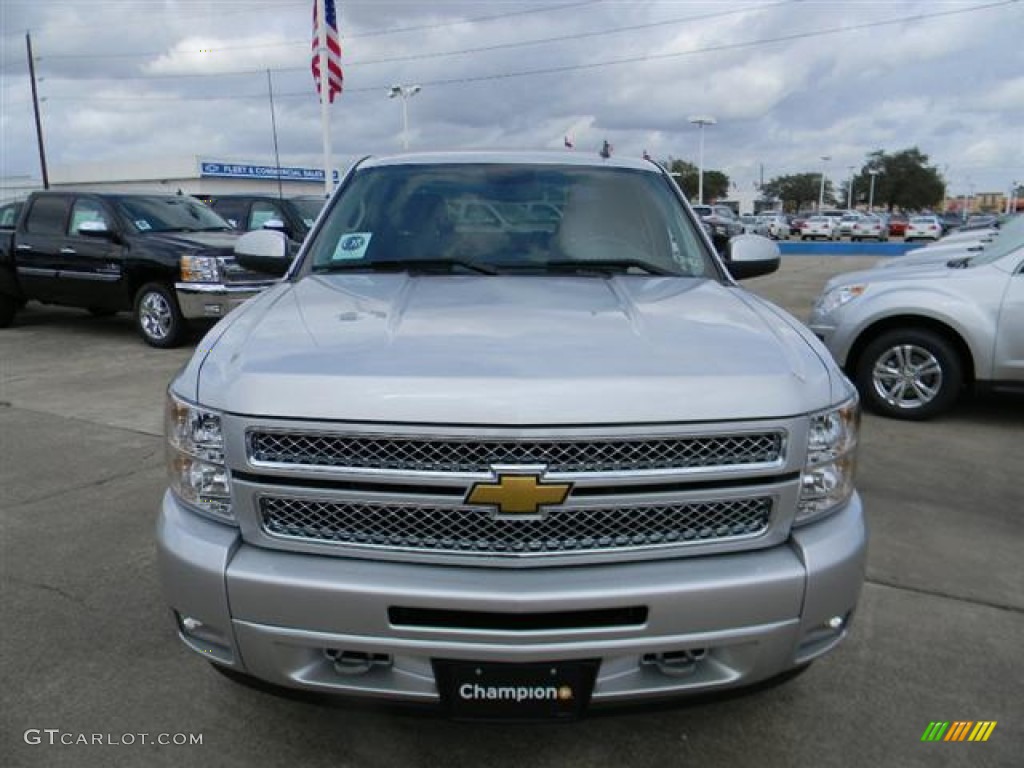 2012 Silverado 1500 LT Crew Cab 4x4 - Silver Ice Metallic / Ebony photo #1