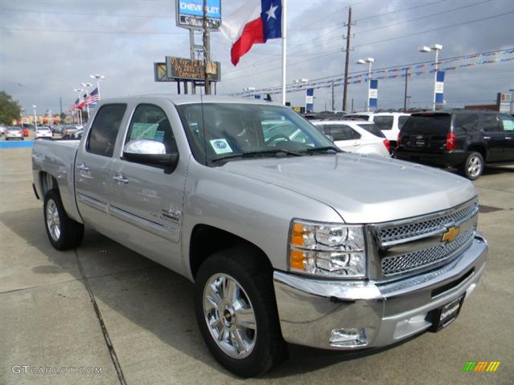 2012 Silverado 1500 LT Crew Cab - Silver Ice Metallic / Ebony photo #3