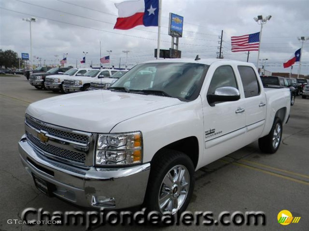 2012 Silverado 1500 LT Crew Cab - Summit White / Ebony photo #1