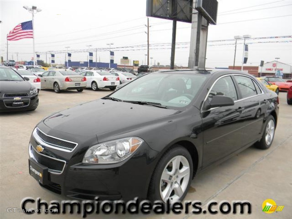 2012 Malibu LS - Black Granite Metallic / Titanium photo #1