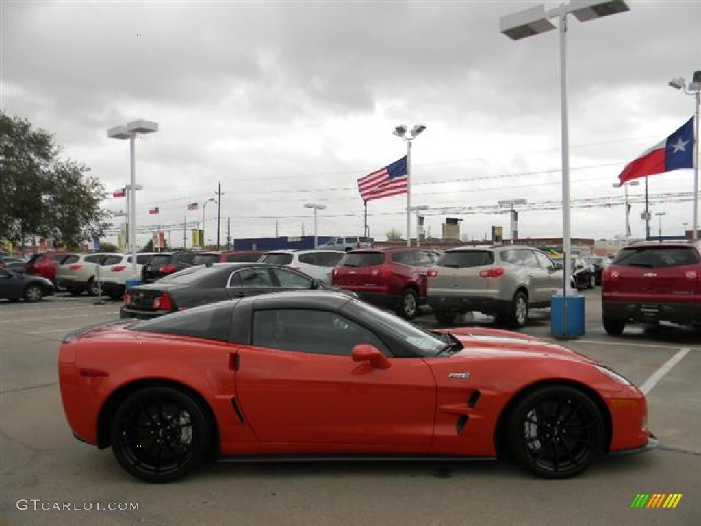 2012 Corvette ZR1 - Inferno Orange Metallic / Ebony photo #4