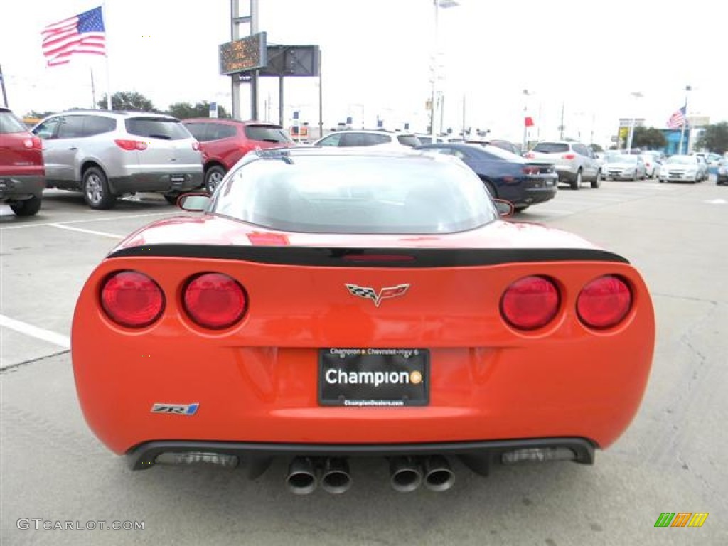 2012 Corvette ZR1 - Inferno Orange Metallic / Ebony photo #6