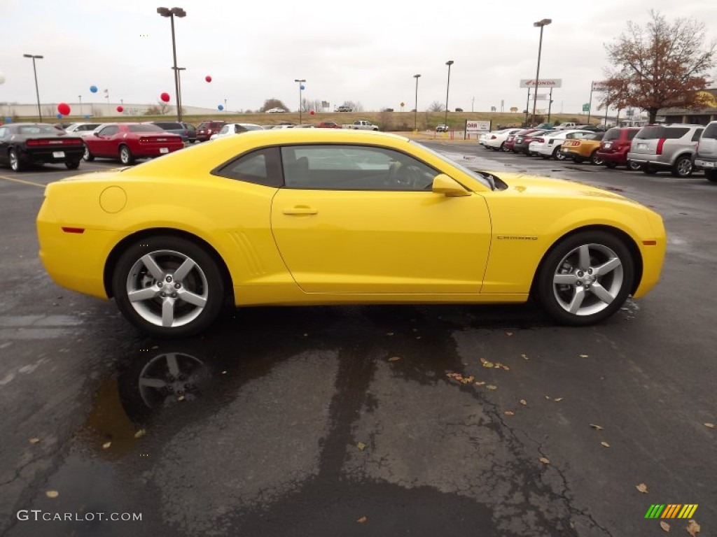 2011 Camaro LT Coupe - Rally Yellow / Black photo #4