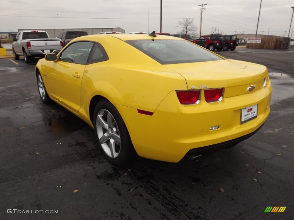 2011 Camaro LT Coupe - Rally Yellow / Black photo #7