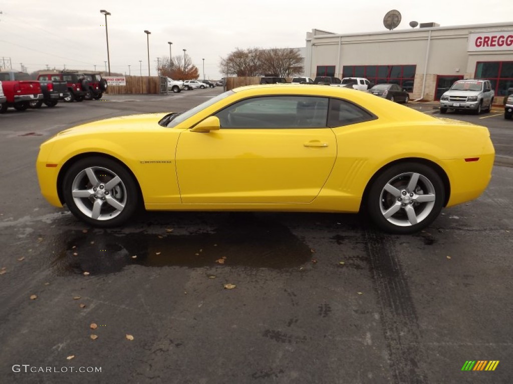 2011 Camaro LT Coupe - Rally Yellow / Black photo #8