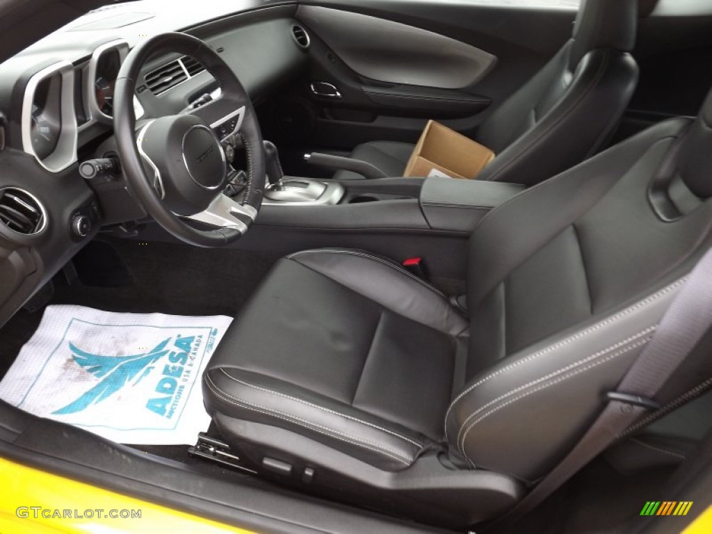 2011 Camaro LT Coupe - Rally Yellow / Black photo #11