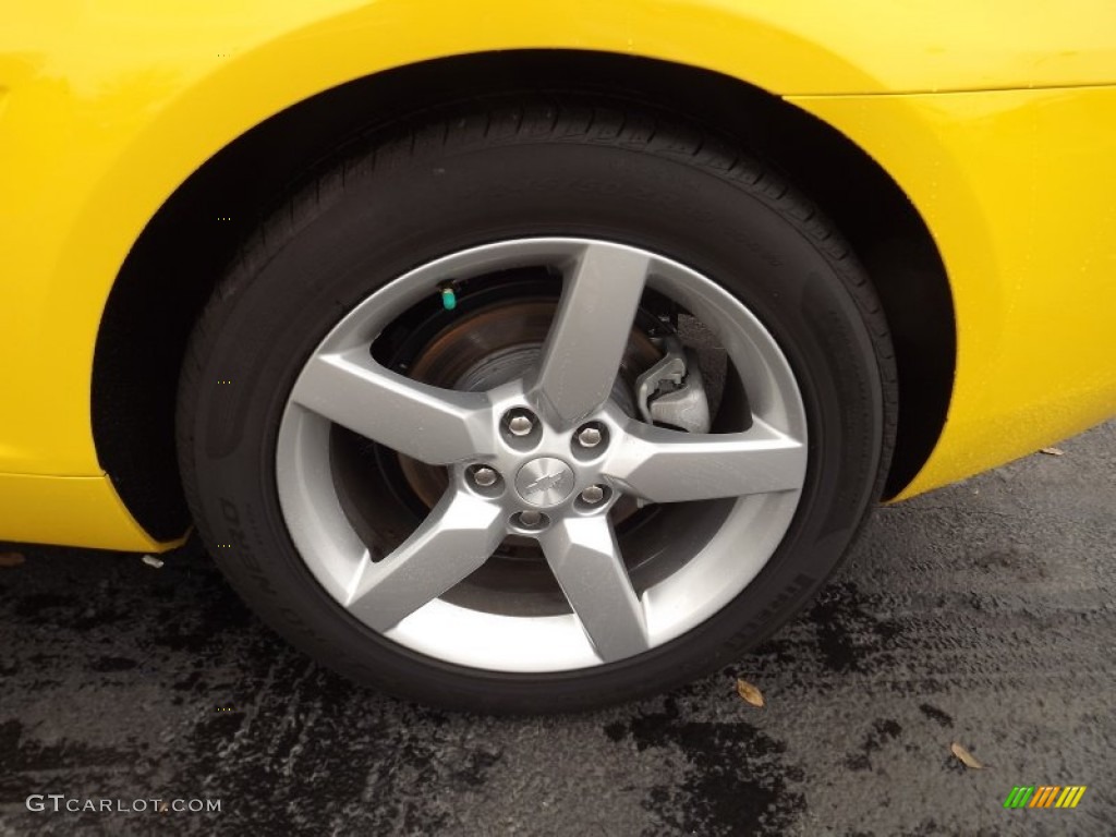 2011 Camaro LT Coupe - Rally Yellow / Black photo #16
