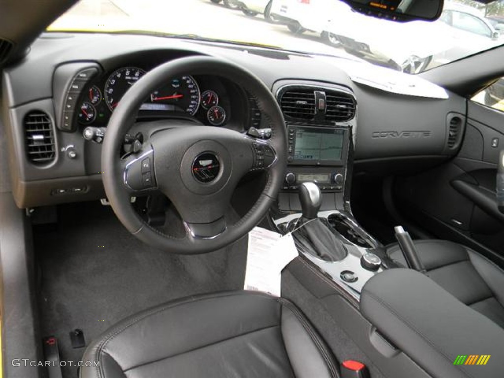 2012 Chevrolet Corvette Grand Sport Coupe Ebony Dashboard Photo #58305056
