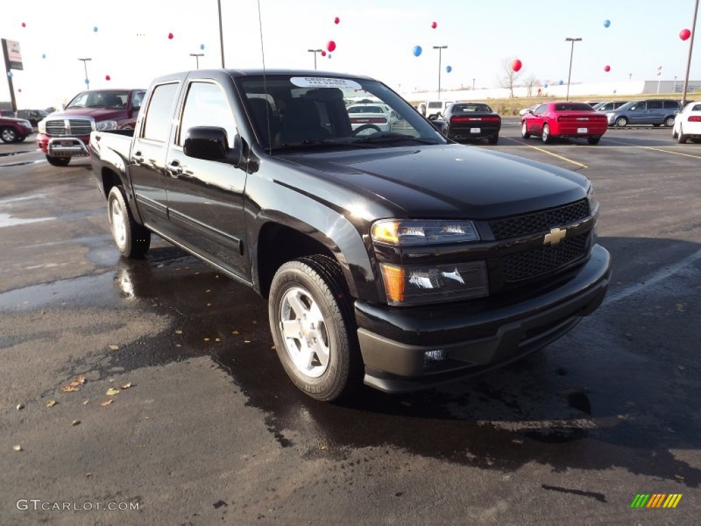 Black 2011 Chevrolet Colorado LT Crew Cab Exterior Photo #58305059