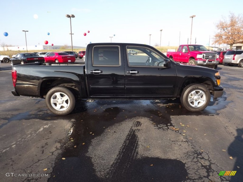 Black 2011 Chevrolet Colorado LT Crew Cab Exterior Photo #58305066