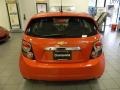 2012 Inferno Orange Metallic Chevrolet Sonic LTZ Hatch  photo #6