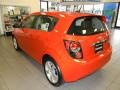 2012 Inferno Orange Metallic Chevrolet Sonic LTZ Hatch  photo #7