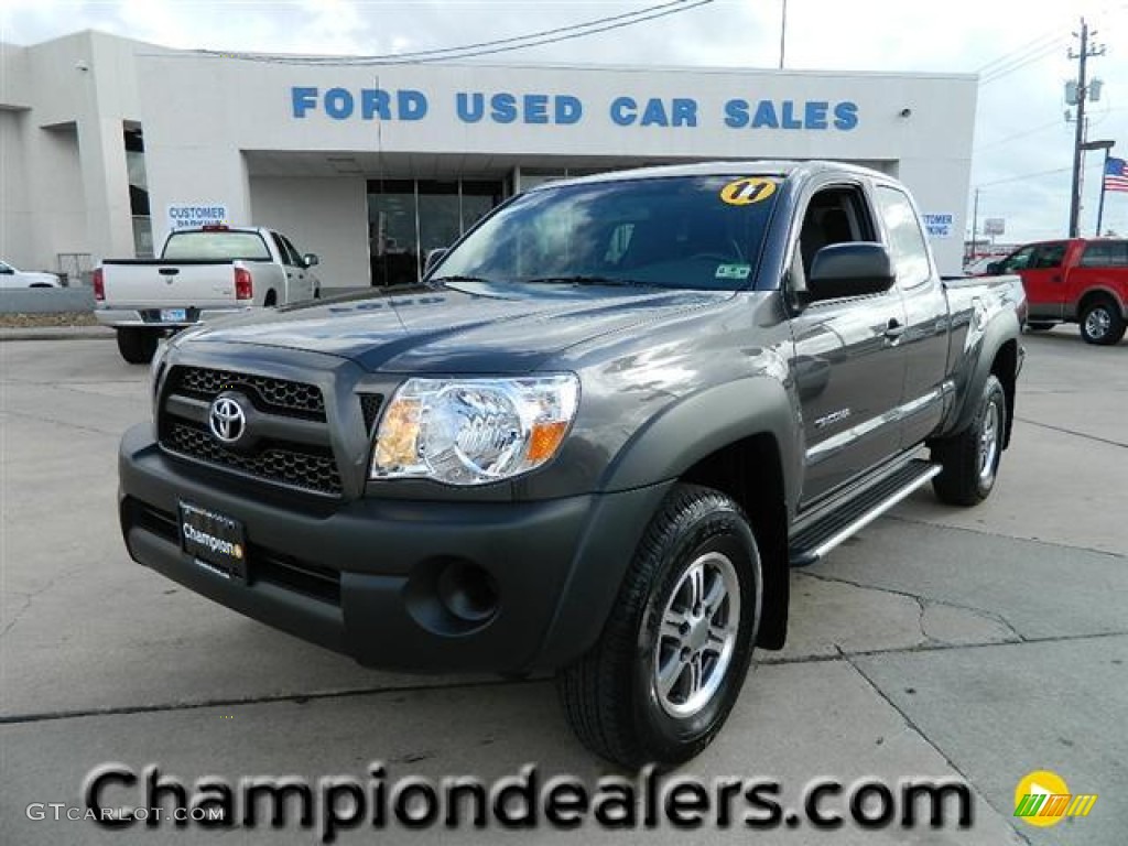 2011 Tacoma Access Cab 4x4 - Magnetic Gray Metallic / Graphite Gray photo #1