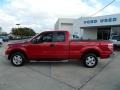 2010 Red Candy Metallic Ford F150 XLT SuperCab  photo #7