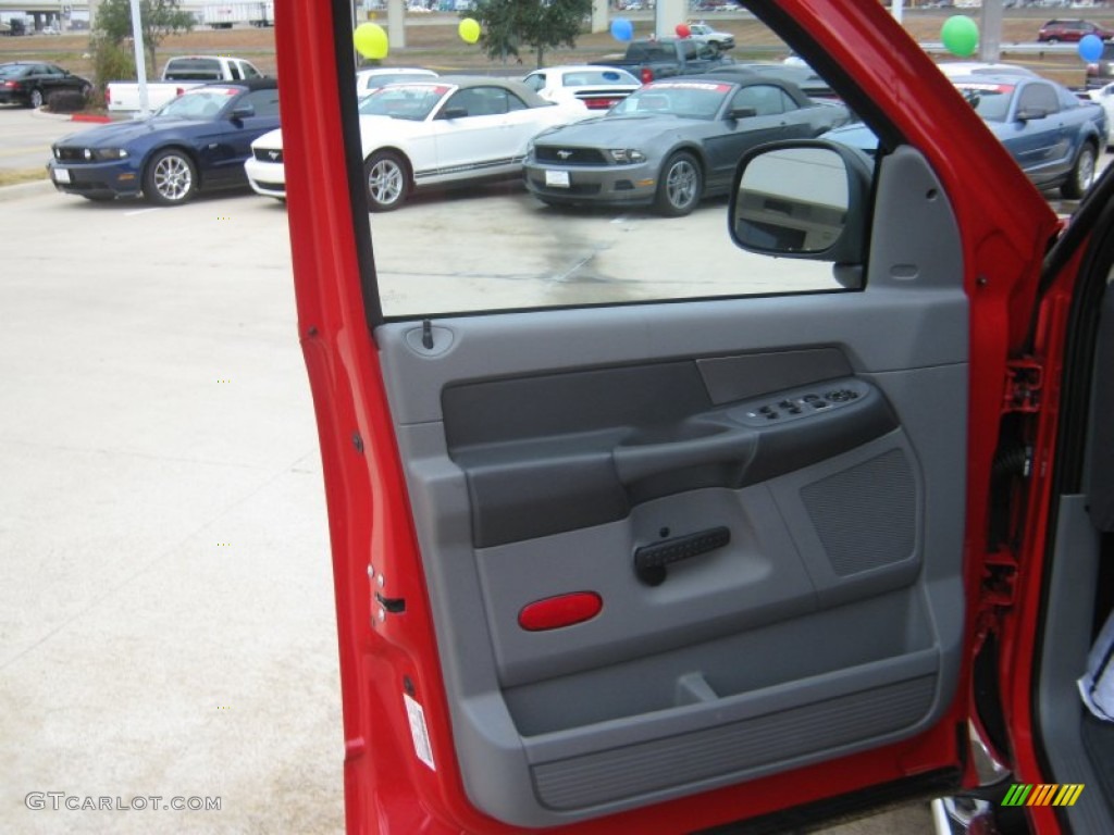 2008 Ram 1500 Sport Quad Cab - Flame Red / Khaki photo #14