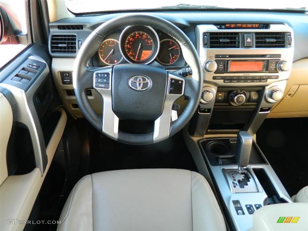 2011 4Runner SR5 - Salsa Red Pearl / Sand Beige Leather photo #14