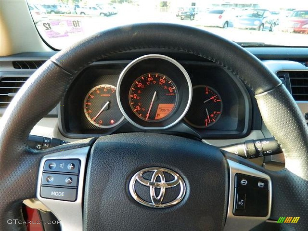 2011 4Runner SR5 - Salsa Red Pearl / Sand Beige Leather photo #23