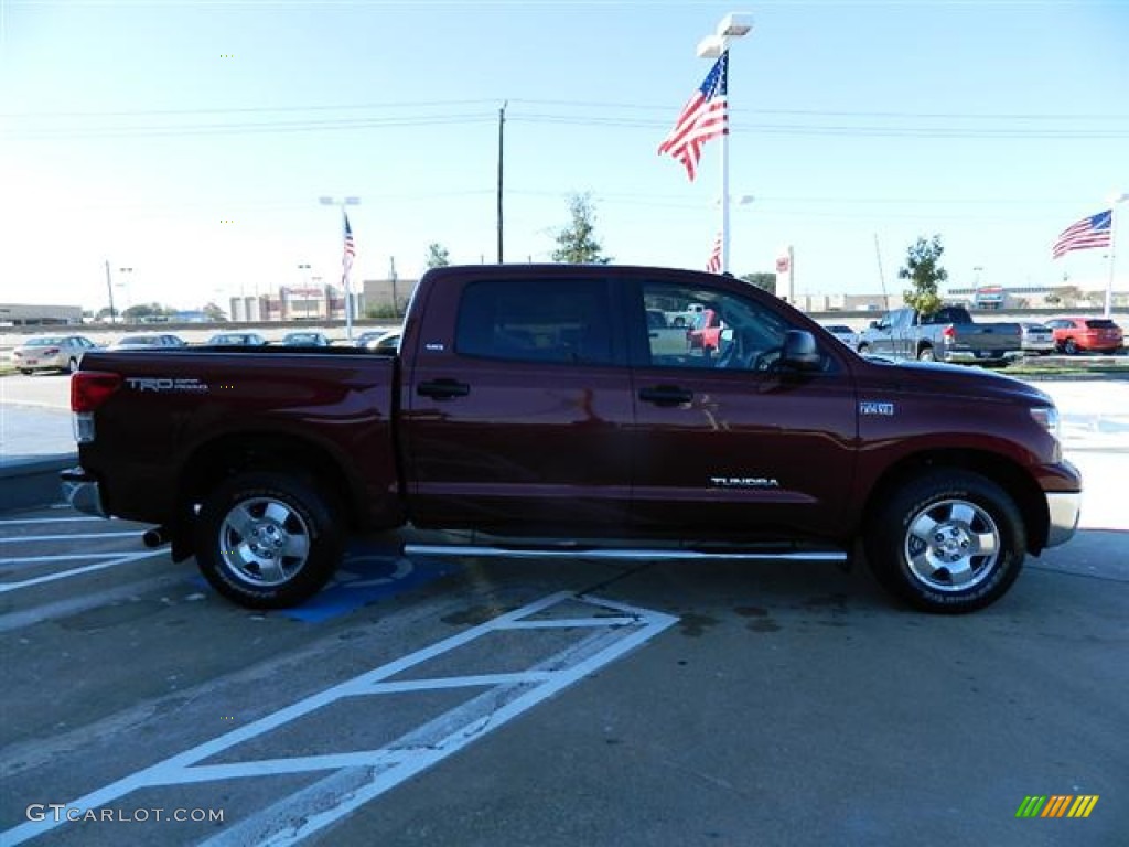 2010 Tundra TRD CrewMax - Salsa Red Pearl / Graphite Gray photo #4